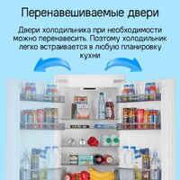 Холодильник MAUNFELD MBF177SWGR Inverter - Превью изображения №21 — Интернет-магазин Time-Shop