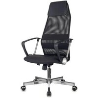 Офисное кресло Бюрократ Axel Chrome (черный) - Превью изображения №3 — Интернет-магазин Time-Shop