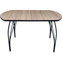 Кухонный стол Arvento Флок 3 раздвижной 110-140х70 (дуб сонома) - Превью изображения №2 — Интернет-магазин Time-Shop