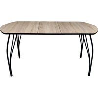 Кухонный стол Arvento Флок 3 раздвижной 110-140х70 (дуб сонома) - Превью изображения №3 — Интернет-магазин Time-Shop