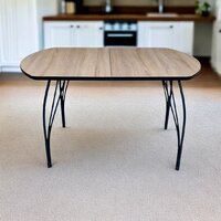 Кухонный стол Arvento Флок 3 раздвижной 110-140х70 (дуб сонома) - Превью изображения №4 — Интернет-магазин Time-Shop