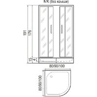 Душевой уголок River Don Light 80/15 MT - Превью изображения №7 — Интернет-магазин Time-Shop