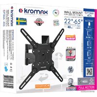Кронштейн для телевизора Kromax OPTIMA-406 (серый) - Превью изображения №4 — Интернет-магазин Time-Shop