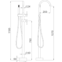 Смеситель Gerhans K13219B - Превью изображения №2 — Интернет-магазин Time-Shop