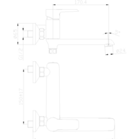 Смеситель Rossinka Silvermix W35-33 - Превью изображения №2 — Интернет-магазин Time-Shop