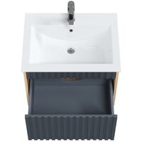  Onika Тумба под умывальник Дайлер 60 106151 (графит/дуб сонома) - Превью изображения №4 — Интернет-магазин Time-Shop