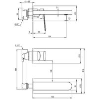 Смеситель Deante Alpinia Nero BGA N55L - Превью изображения №4 — Интернет-магазин Time-Shop