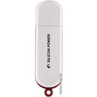 Silicon-Power LuxMini 320 64GB (белый/красный)