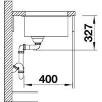 Кухонная мойка Blanco Rotan 400-U (кофе) - Превью изображения №3 — Интернет-магазин Time-Shop