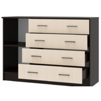 Комод Памир София 1200 1Д (венге-дуб белфорт) - Превью изображения №3 — Интернет-магазин Time-Shop