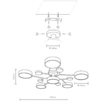 Люстра средней высоты Velante 446-207-06 - Превью изображения №2 — Интернет-магазин Time-Shop