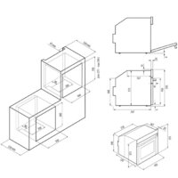 Электрический духовой шкаф Krona Sera 60 BL/BL - Превью изображения №9 — Интернет-магазин Time-Shop