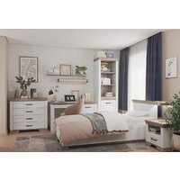 Стол Black Red White Marselle BIU130 (ясень снежный/дуб сонома темный) - Превью изображения №4 — Интернет-магазин Time-Shop