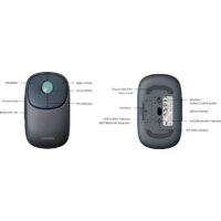 Мышь Ugreen Fun+ MU102 90538 (серый/темно-синий) - Превью изображения №3 — Интернет-магазин Time-Shop