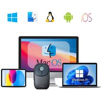 Мышь Ugreen Fun+ MU102 90538 (серый/темно-синий) - Превью изображения №5 — Интернет-магазин Time-Shop