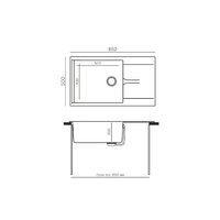 Кухонная мойка Polygran Gals 862 (кремовый) - Превью изображения №4 — Интернет-магазин Time-Shop