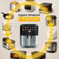 Аэрогриль (аэрофритюрница) Evolution AIRO 6100 - Превью изображения №14 — Интернет-магазин Time-Shop