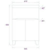  Onika Тумба под умывальник Стрим 60 (106154) - Превью изображения №8 — Интернет-магазин Time-Shop