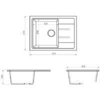 Кухонная мойка Berge BG-5850 (черный глянцевый) - Превью изображения №2 — Интернет-магазин Time-Shop