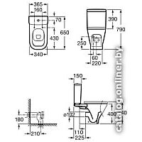 Бачок для унитаза Roca The Gap 734147000Y - Превью изображения №2 — Интернет-магазин Time-Shop
