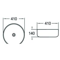 Умывальник Mexen Tina MEX-21144100 - Превью изображения №2 — Интернет-магазин Time-Shop