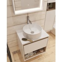  Cersanit Тумба под умывальник со столешницей Louna 60 SZ-LOU60-BL/WH - Превью изображения №5 — Интернет-магазин Time-Shop