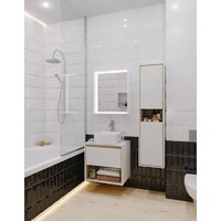  Cersanit Тумба под умывальник со столешницей Louna 60 SZ-LOU60-BL/WH - Превью изображения №4 — Интернет-магазин Time-Shop