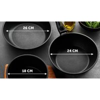 Набор сковород Polaris EasyKeep-4DG - Превью изображения №9 — Интернет-магазин Time-Shop