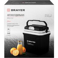 Термоэлектрический автохолодильник Brayer BR6332 24л (черный) - Превью изображения №10 — Интернет-магазин Time-Shop