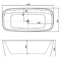 Ванна Aquanet Family Fine 170x78 - Превью изображения №5 — Интернет-магазин Time-Shop
