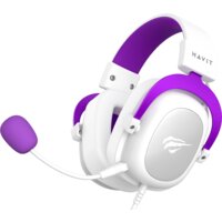 Наушники Havit Gamenote H2002d (белый/фиолетовый) - Превью изображения №5 — Интернет-магазин Time-Shop