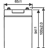 Аккумулятор для ИБП WBR GP1272 28W - Превью изображения №2 — Интернет-магазин Time-Shop
