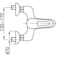 Смеситель Armatura Albit 4604-010-00 - Превью изображения №3 — Интернет-магазин Time-Shop