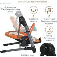 Высокий стульчик Pituso Triola (черная рама/оранжевый) - Превью изображения №20 — Интернет-магазин Time-Shop