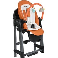 Высокий стульчик Pituso Triola (черная рама/оранжевый) - Превью изображения №3 — Интернет-магазин Time-Shop