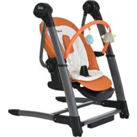 Высокий стульчик Pituso Triola (черная рама/оранжевый) - Превью изображения №7 — Интернет-магазин Time-Shop