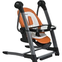 Высокий стульчик Pituso Triola (черная рама/оранжевый) - Превью изображения №6 — Интернет-магазин Time-Shop