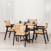 Кухонный стол TetChair Valhalla 80x65x76 (груша №3/черная опора) - Превью изображения №8 — Интернет-магазин Time-Shop