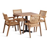 Кухонный стол TetChair Valhalla 80x65x76 (груша №3/черная опора) - Превью изображения №7 — Интернет-магазин Time-Shop