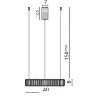 Подвесная люстра Divinare Renata 1135/02 SP-24 - Превью изображения №5 — Интернет-магазин Time-Shop