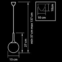 Подвесная люстра Lightstar Globo 813012 - Превью изображения №3 — Интернет-магазин Time-Shop