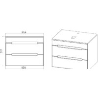  Viant Тумба под умывальник Марсель VMAR66N-T2YP - Превью изображения №4 — Интернет-магазин Time-Shop