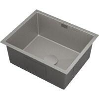 Кухонная мойка Roxen Uno 560210-54S под столешницу сатин/текстурная поверхность (ролл-мат, дозатор, сифон) - Превью изображения №5 — Интернет-магазин Time-Shop