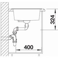 Кухонная мойка Blanco Metra 9 525936 (черный) - Превью изображения №2 — Интернет-магазин Time-Shop