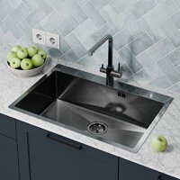 Кухонная мойка Floracio Steel F.7551.GMD - Превью изображения №2 — Интернет-магазин Time-Shop