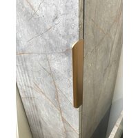  Garda Шкаф-пенал 09.22н.400.PVC (золотой мрамор) - Превью изображения №2 — Интернет-магазин Time-Shop
