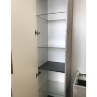  Garda Шкаф-пенал 09.22н.400.PVC (золотой мрамор) - Превью изображения №3 — Интернет-магазин Time-Shop