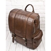 Городской рюкзак Carlo Gattini Premium Montalbano 3097-53 (коричневый) - Превью изображения №6 — Интернет-магазин Time-Shop