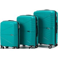 Чемодан-спиннер Pride PP-9702 (L, бирюзовый) - Превью изображения №11 — Интернет-магазин Time-Shop