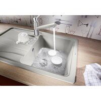 Кухонная мойка Blanco Sona 45 S 527149 (мягкий белый) - Превью изображения №4 — Интернет-магазин Time-Shop